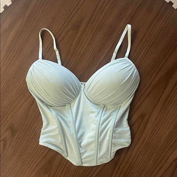 Windsor Other - Windsor Light Mint Corset Top with Adjustable Straps Size Large